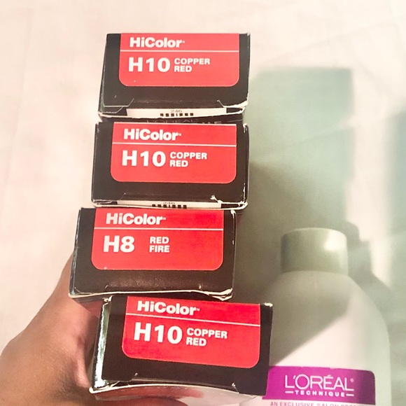 L’Oreal HiColor Bundle. Copper Red & Red Fire Dye Developer + Protein Filler - Picture 5 of 13